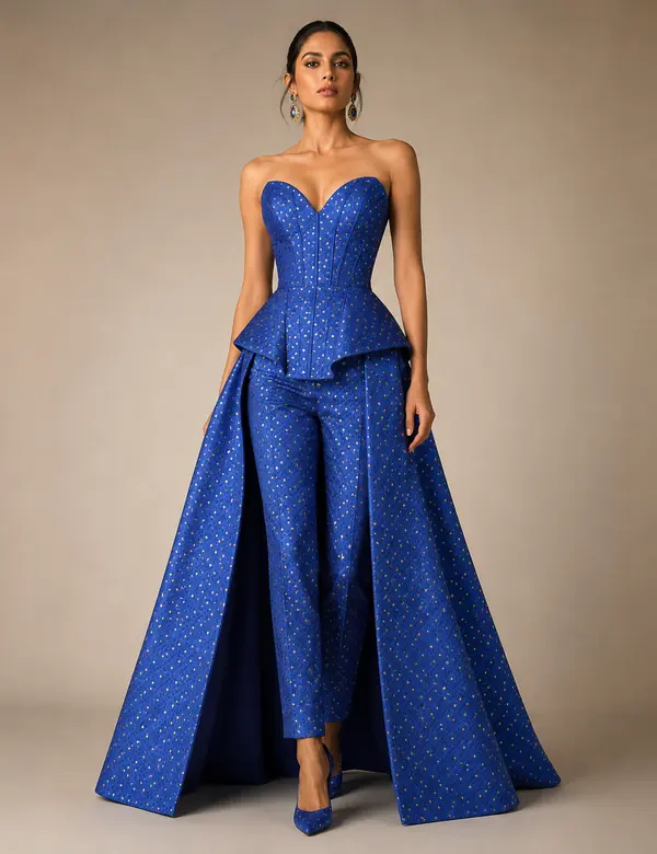 Sage Tailored Ease Co-ord - Cord Sets custom tailoring design by Riddhi Siddhi Fabrics & Tailoring Dubai