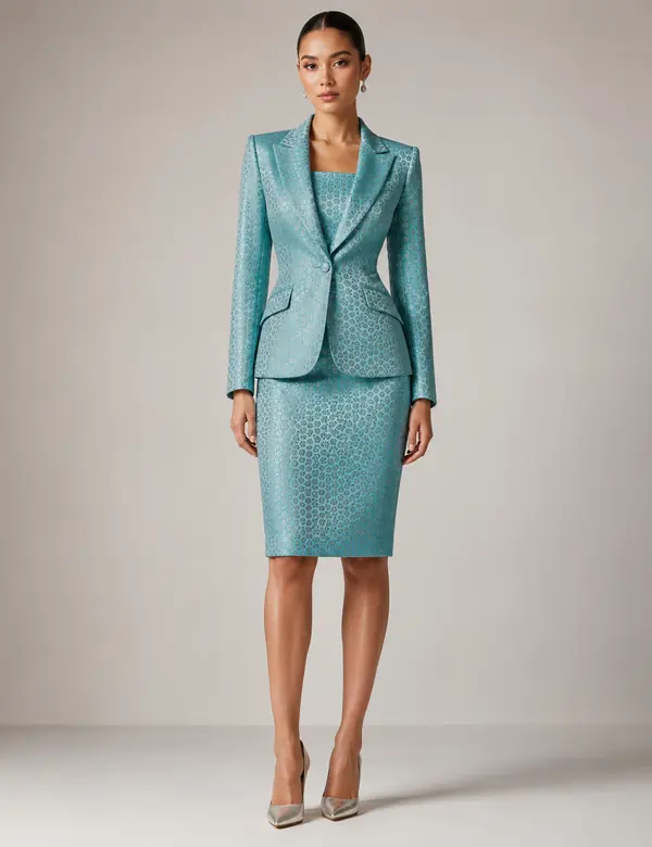 Sage Elegant Ease Dress - Dresses custom tailoring design by Riddhi Siddhi Fabrics & Tailoring Dubai