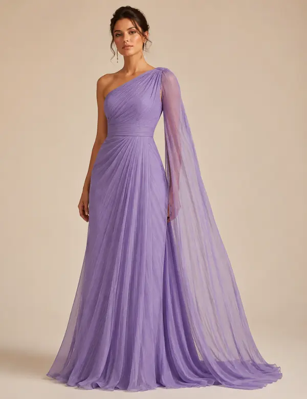 Silver Corset Trail Gown - Gowns custom tailoring design by Riddhi Siddhi Fabrics & Tailoring Dubai