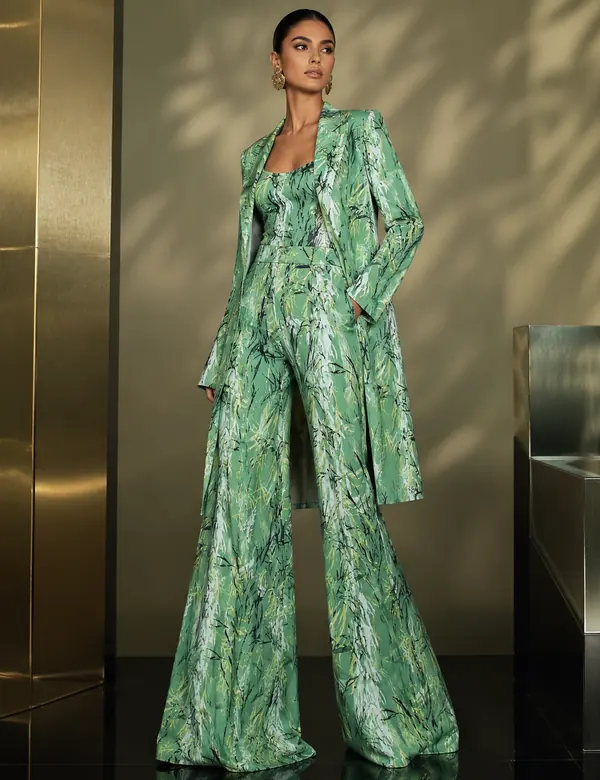 Olive Garden Utility Jumpsuit - Jumpsuits custom tailoring design by Riddhi Siddhi Fabrics & Tailoring Dubai