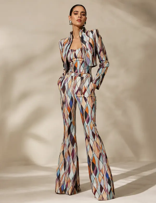 Sand Sculpted Jumpsuit - Jumpsuits custom tailoring design by Riddhi Siddhi Fabrics & Tailoring Dubai