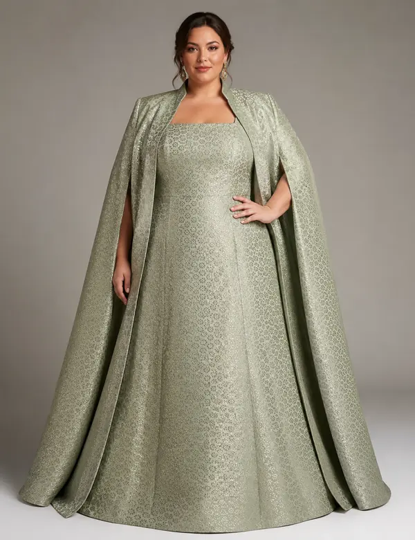 Olive Grace Fit Look - Limitless Fits custom tailoring design by Riddhi Siddhi Fabrics & Tailoring Dubai