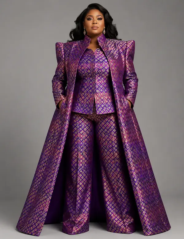 Charcoal Inclusive Luxe Outfit - Limitless Fits custom tailoring design by Riddhi Siddhi Fabrics & Tailoring Dubai
