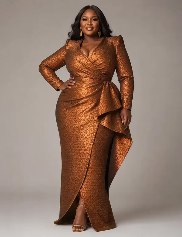 Chocolate Effortless Occasion Set - Limitless Fits custom tailoring design by Riddhi Siddhi Fabrics & Tailoring Dubai