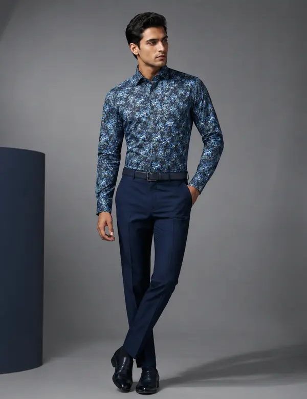 Charcoal Sangeet Mens Look - Mens Collection custom tailoring design by Riddhi Siddhi Fabrics & Tailoring Dubai