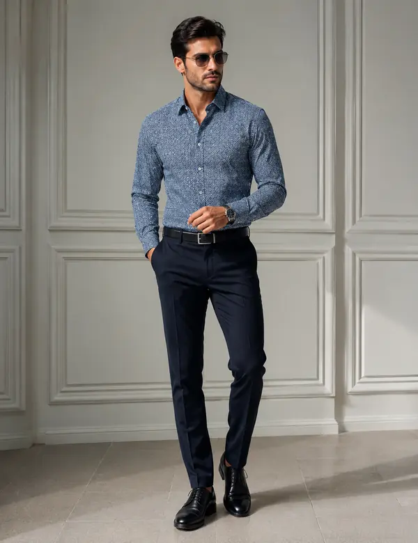 Charcoal Modern Groom Look - Mens Collection custom tailoring design by Riddhi Siddhi Fabrics & Tailoring Dubai