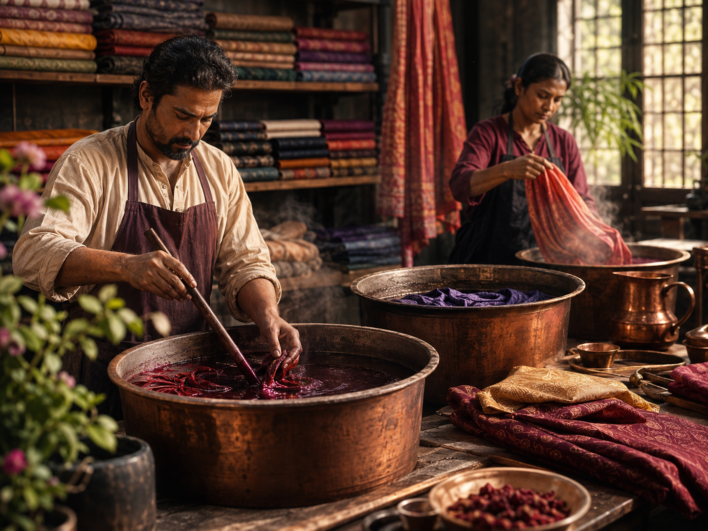Fabric dyeing
