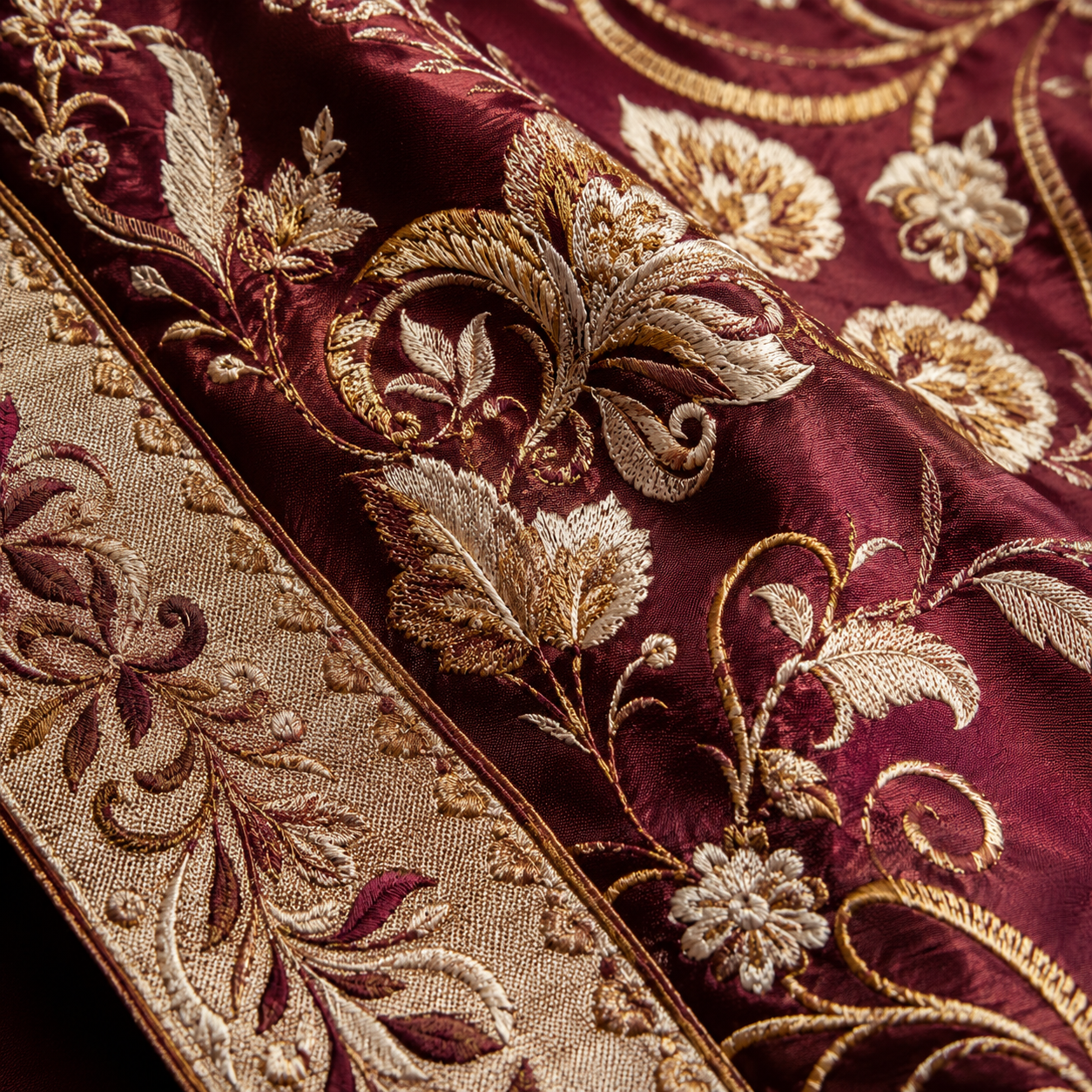 Machine embroidery