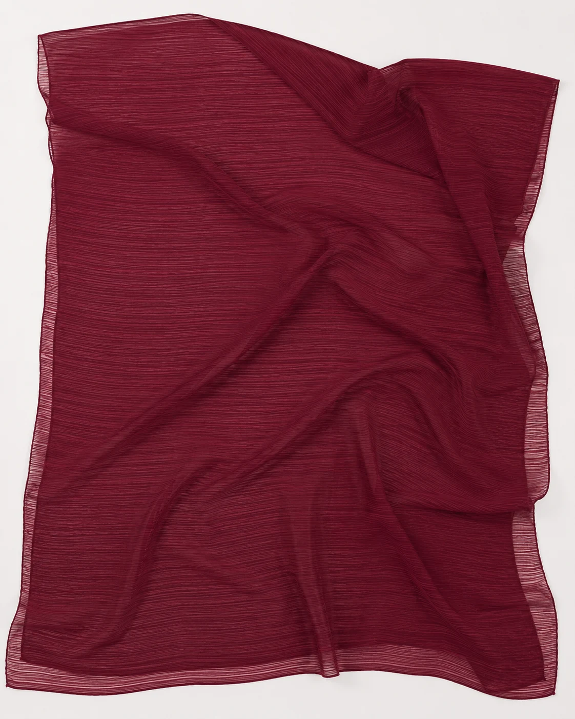 Ruby Wine Ripple Chiffon